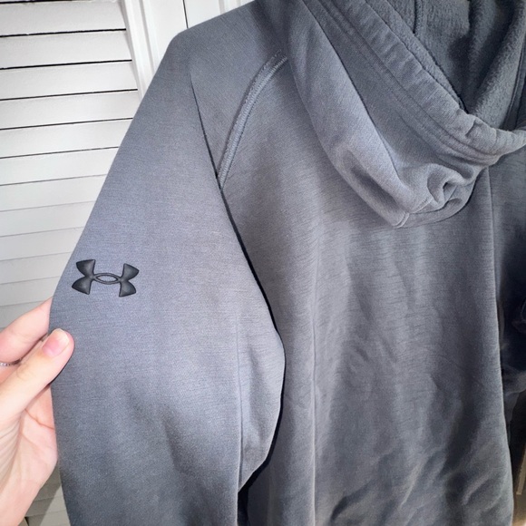 Under Armour Project Rock Men's Gray Hoodie - Picture 5 of 7